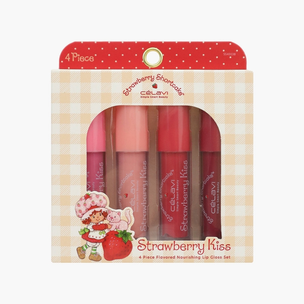 Strawberry Shortcake Strawberry Kiss Lip Gloss Set - 4 Piece